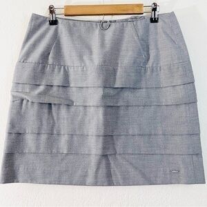 Skunkfunk Pleated Skirt Women Size 3 Gray